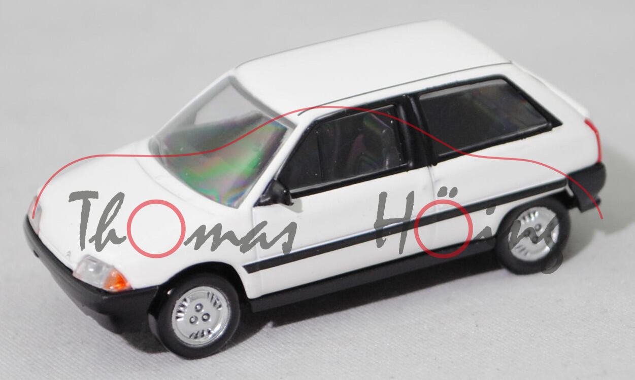 Modèle Réduit Citroën AX 3 Portes Blanche 1986 - Norev échelle 1/64, Neuf, Collection Miniature